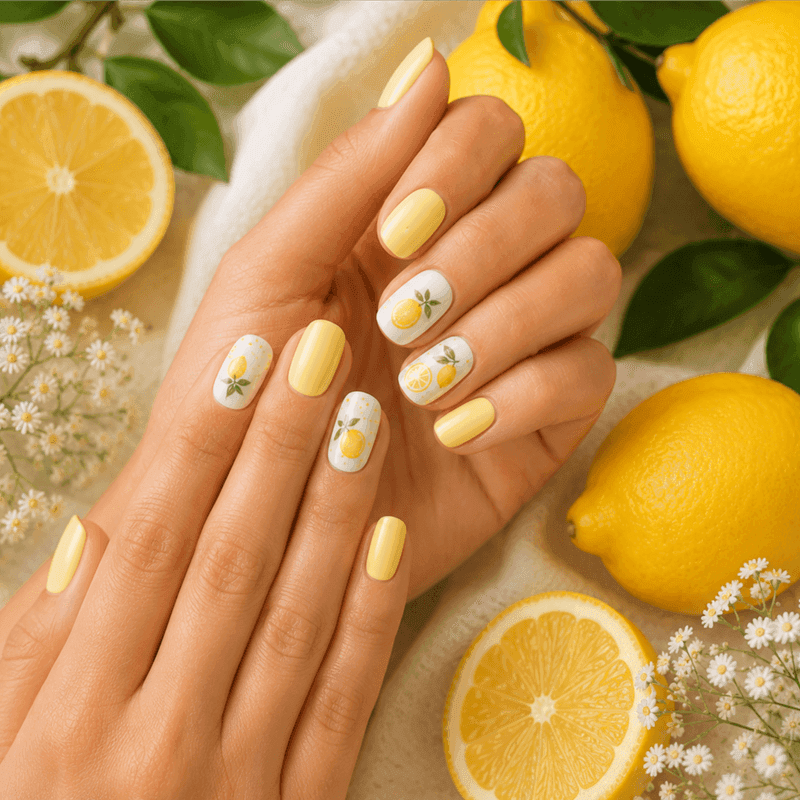 Lemon Manicure